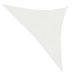 vidaXL Żagiel przeciwsłoneczny, 160 g/m, biały, 2,5x2,5x3,5 m, HDPE vidaXL - Parasole ogrodowe - miniaturka - grafika 1