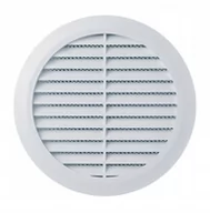 Kratki wentylacyjne - Parkanex Wentylacyjna Okrągła Tworzywo Fi 106 Biała - miniaturka - grafika 1