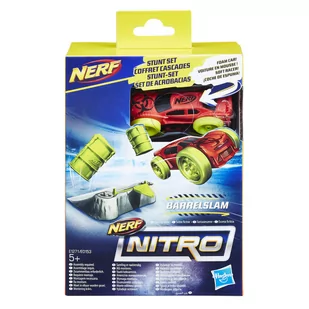 Hasbro Nerf Nitro Samochodzik Barrelslam Stnut Set - Samochody i pojazdy dla dzieci - miniaturka - grafika 1