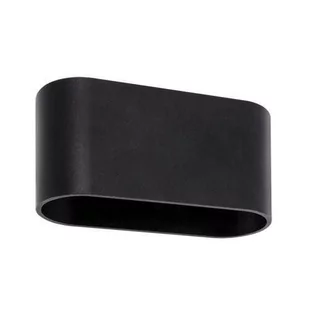 Ideus LAMPA ścienna TOBIAS 03961 metalowa OPRAWA kinkiet owalny loft czarny 03961 - Lampy ścienne - miniaturka - grafika 1