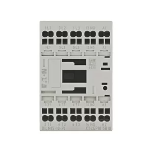 Stycznik mocy DILM 7,5kW/400V, sterowanie 230VAC, 15,5A 3P, 1NO, zaciski sprężynowe; DILM15-10(230V50HZ,240V60HZ)-PI; EATON - Silniki elektryczne i akcesoria - miniaturka - grafika 1
