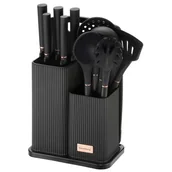 Noże kuchenne - ZESTAW NOŻY I PRZYBORÓW KUCHENNYCH Z DESKĄ W STOJAKU KLAUSBERG KB-7835 - miniaturka - grafika 1