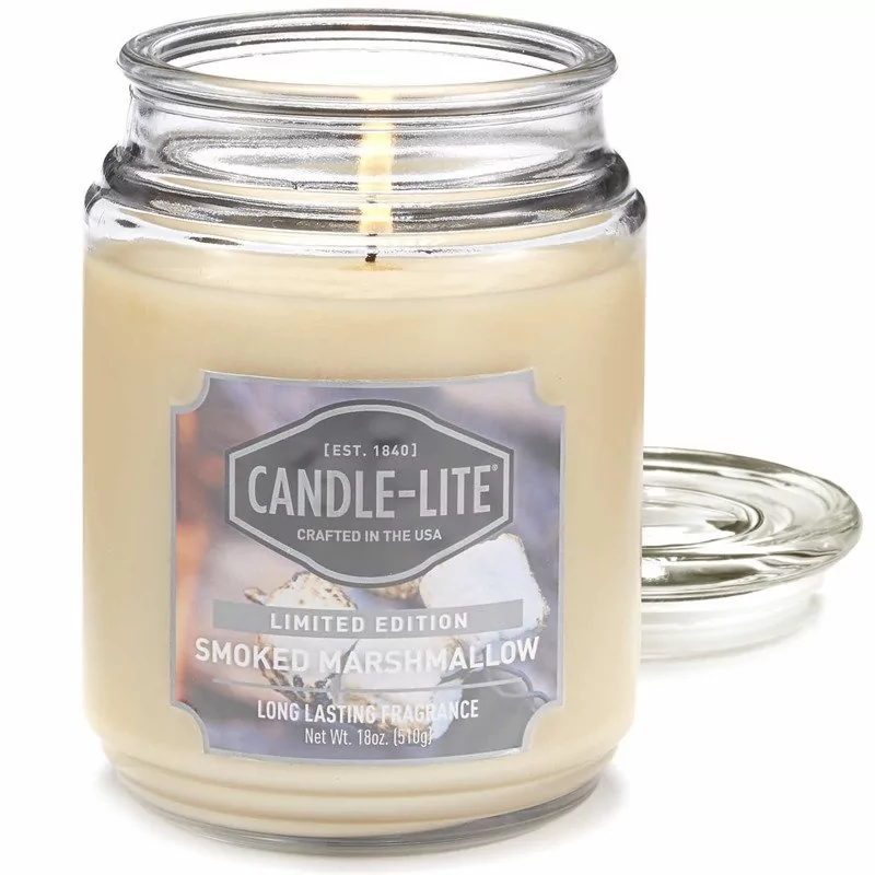 Candle-lite Everyday duża świeca zapachowa w szklanym słoju 18 oz 510 g - Smoked Marshmallow