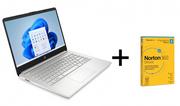 Laptopy - HP 14s-dq3331nw DualCore N4500 14/4GB/256/W11 + Norton 360 Deluxe 3D/12M BOX - miniaturka - grafika 1