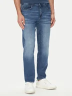 Spodnie męskie - BOSS Jeansy Troy Bo 50544652 Niebieski Straight Fit - miniaturka - grafika 1