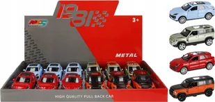 Mega Creative AUTO OSOB/TEREN MET P/B 11CM MIX4 MC 12/144/288 - Samochody i pojazdy dla dzieci - miniaturka - grafika 1