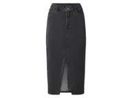 Spódnice - esmara® Spódnica jeansowa damska (Czarny, 36) - miniaturka - grafika 1