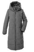 Płaszcze damskie - G.I.G.A. DX Kobiety Pikowany płaszcz/funkcjonalny płaszcz o puchowym wyglądzie z kapturem GW 17 WMN QLTD CT, dunkelanthra, 44, 43345-000 - miniaturka - grafika 1