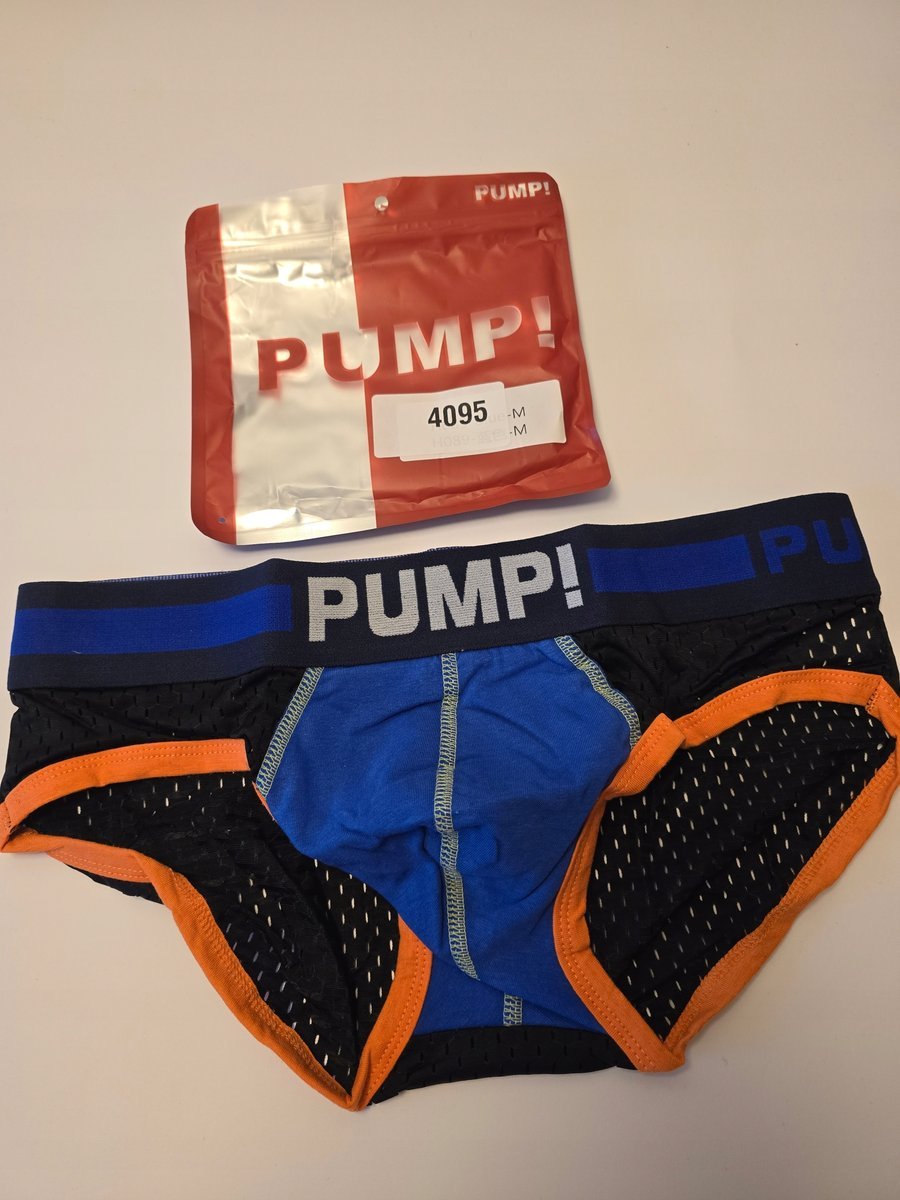 Męska bielizna, slipy marki PUMP rozmiar M, nowe majtki (4095)