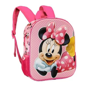 Plecak Przedszkolny dla Dziewczynki 3D róż Minnie - Plecaki szkolne i tornistry - miniaturka - grafika 1