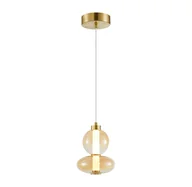Lampy sufitowe - Złoty metalowy żyrandol - 6X K389 K3-Z19 - miniaturka - grafika 1