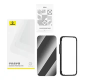 Szkła hartowane na telefon - Szkło prywatyzujące BASEUS iPhone 15 / iPhone 15 PRO - miniaturka - grafika 1