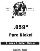 Struny gitarowe  - Framus Blue Label - struna pojedyncza do gitary elektrycznej, .059, wound - miniaturka - grafika 1