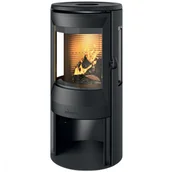 Piece wolnostojące - INVICTA Piec wolno stojący NEOSEN 3 szyby czarny - miniaturka - grafika 1