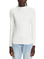 Koszulki i topy damskie - ESPRIT T-shirt damski, 110/Off White, L - miniaturka - grafika 1