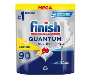 Finish Quantum All in 1 Lemon 90szt. - Środki do zmywarek - miniaturka - grafika 1