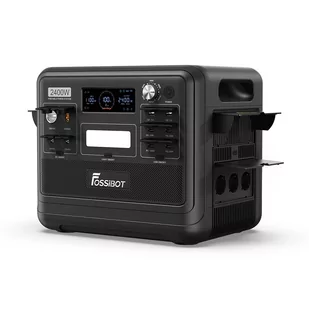 Przenośna Stacja Zasilania FOSSiBOT F2400 2048Wh/2400W Generator Słoneczny, Szybkie Ładowanie w 1,5 Godziny - Czarna - Akumulatory ogólnego zastosowania - miniaturka - grafika 1