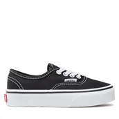 Buty dla chłopców - Tenisówki Vans Authentic VN000WWX6BT1 Czarny - miniaturka - grafika 1