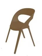 Krzesła - D2.Design Carla Krzesło 56x56 cm brązowe 40483 Kraków - miniaturka - grafika 1