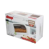 Chlebaki - Chlebak Rattan 41,7 x 26,9 x 18,1 cm beżowy - miniaturka - grafika 1