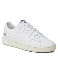 Półbuty męskie - Sneakersy K-Swiss 08549-132-M Vntge As Wht/Rhbrb - miniaturka - grafika 1
