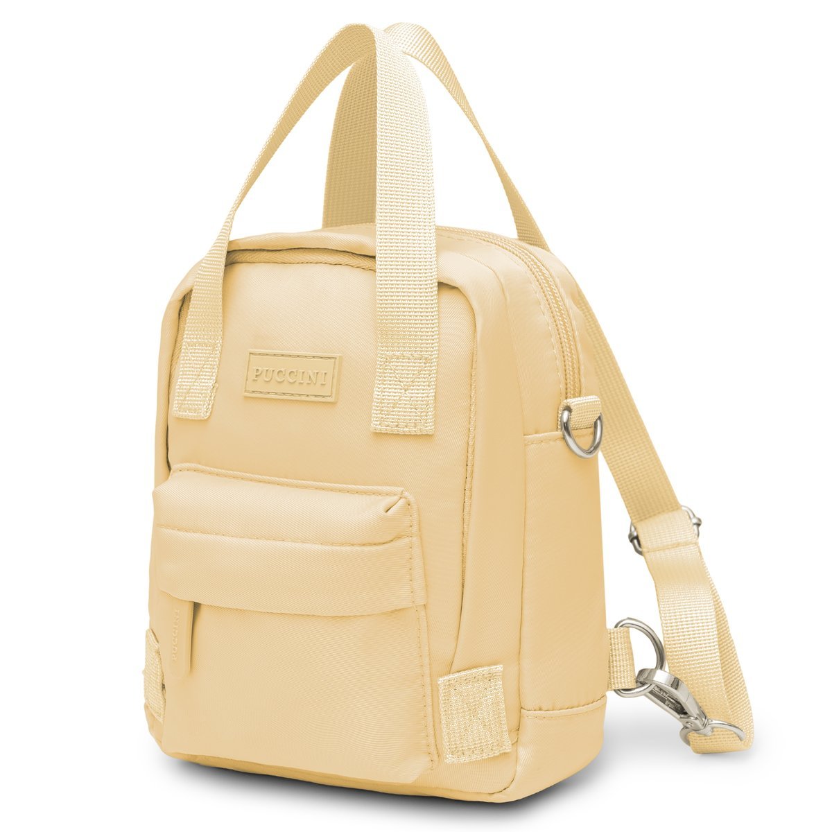 Plecak Damski Mini Torebka 2w1 Miejski do Pracy PUCCINI Żółty PM9038-6