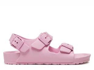 Klapki damskie Birkenstock 1029544 MILANO EVA KIDS NARROW Różowe - Klapki i japonki damskie - miniaturka - grafika 1