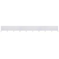 Parawany - vidaXL Parawan 9-skrzydłowy z tkaniny, 1200x120 cm, piaskowa biel vidaXL - miniaturka - grafika 1