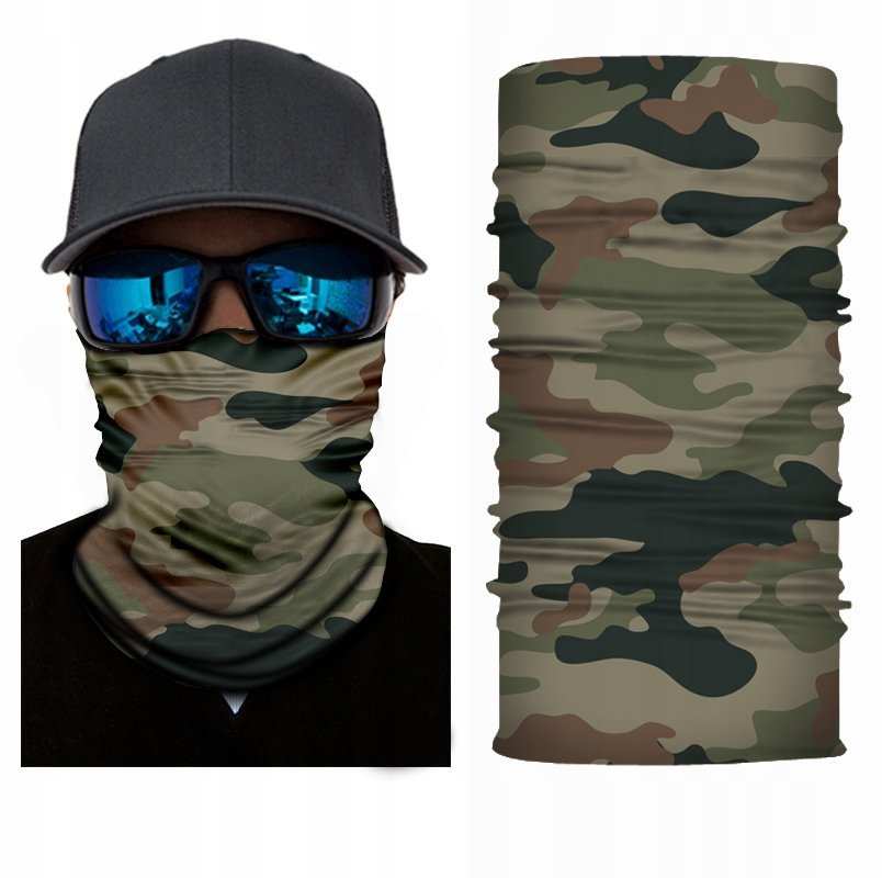 KOMINIARKA KOMIN BANDANA CHUSTA CZASZKA WYS JAKOŚĆ WIELOFUNKCYJNA CIEPŁA