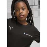 Koszulki sportowe damskie - Młodzieżowa koszulka BMW M Motorsport ESS+ z logo PUMA Black - miniaturka - grafika 1