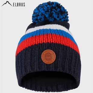 Czapka Elbrus Temo 92800438475 (kolor Granatowy. Wielokolorowy, rozmiar ONE SIZE) - Czapki damskie - miniaturka - grafika 2