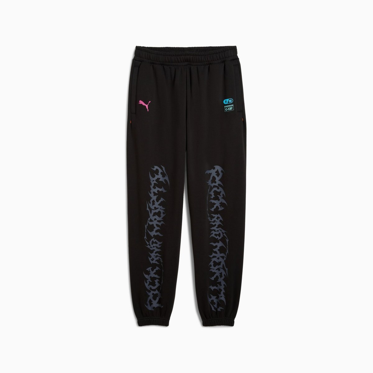Spodnie dresowe męskie Puma HOOPS X RICK AND MORTY czarne 63309501 r XL