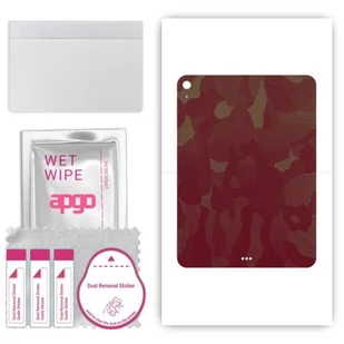 folia naklejka skórka strukturalna na TYŁ do Apple iPad Air 13 6 gen. 2024 - Moro Camo Bordowy - apgo SKINS - Akcesoria do tabletów i e-booków - miniaturka - grafika 1