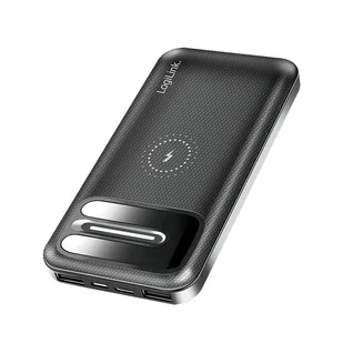 Power Bank 8000 mAh z Technologią Bezprzewodowego Ładowania, 3 Porty USB LogiLink PA0305 - Powerbanki - miniaturka - grafika 1