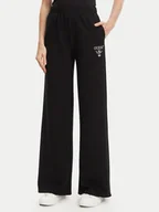 Spodnie sportowe damskie - Guess Spodnie dresowe V5RB12 KC3D2 Czarny Regular Fit - miniaturka - grafika 1