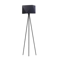 Lampy stojące - Czarna lampa podłogowa trójnogu loft KANTON - miniaturka - grafika 1