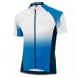 Koszulki rowerowe - Löffler Löffler Dusty Mid Full Zip Bike Jersey Men, niebieski EU 56 2022 Koszulki kolarskie 25601-435-56 - grafika 1