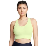 Bielizna sportowa damska - Biustonosz treningowy Under Armour Vanish Seamless Mid Bra - zielony - UNDER ARMOUR - miniaturka - grafika 1