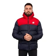 Kurtki męskie - Just Emporio Męska kurtka z kapturem dla dorosłych, czerwona/granatowa, Czerwony/Granatowy, S - miniaturka - grafika 1