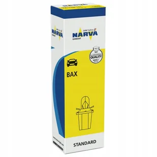 Zarowka 12V 1.5W Bax BX8.4D Oprawa Plastikowa Beige (bezowa) Szt Narva - Żarówki samochodowe - miniaturka - grafika 1