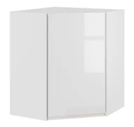 Meble kuchenne - Alba Szafka Wisząca Narożna Prawa Gnwu-60 Biały Połysk - miniaturka - grafika 1