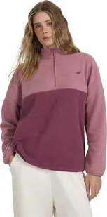Bluza polarowa damska 4F F421 ciemny róż 4FWAW25TFLEF421 53S L - Bluzy damskie Bluza polarowa damska 4F F421 ciemny róż 4FWAW25TFLEF421 53S L - Bluzy damskie - miniaturka - grafika 1