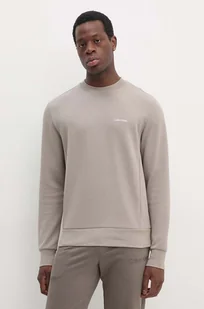 Calvin Klein bluza męska kolor szary gładka - Bluzy męskie - miniaturka - grafika 1