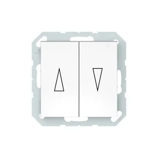 DPM Włącznik żaluzjowy Quadrum biały Dpm - Wyłączniki światła i elektryczne - miniaturka - grafika 1