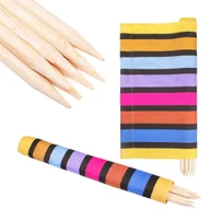 Akcesoria turystyczne - Parawan plażowy 8m czarne pasy PA004 - miniaturka - grafika 1