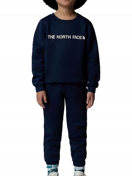 THE NORTH FACE GRANATOWA BLUZA DZIECIĘCA DŁUGI RĘKAW LOGO 99-104 1FTA