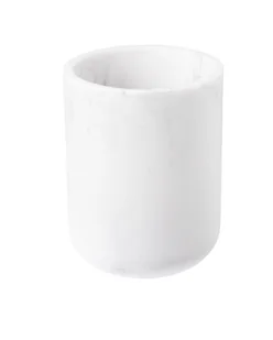 Kubek kosmetyczny Bianco biały - Kubki na szczoteczki do zębów - miniaturka - grafika 1