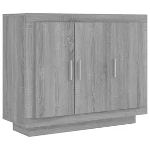 Lumarko Szafka, szary dąb sonoma, 92x35x75 cm, materiał drewnopochodny - Szafki do salonu - miniaturka - grafika 3