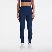 Spodnie sportowe damskie - New Balance Spodnie damskie Sleek High Rise Legging 27" WP41237NNY - miniaturka - grafika 1