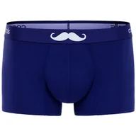 Majtki męskie - COMFYBALLS Bokserki REGULAR COTTON blue mustache - miniaturka - grafika 1